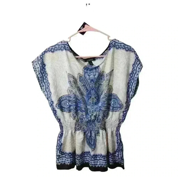 A. Byer Tops - A. Byer  handkerchief  dolman sleeve top size large